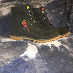 Waterproof Black Timberlands